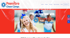 Desktop Screenshot of premierecamps.net