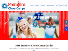 Tablet Screenshot of premierecamps.net